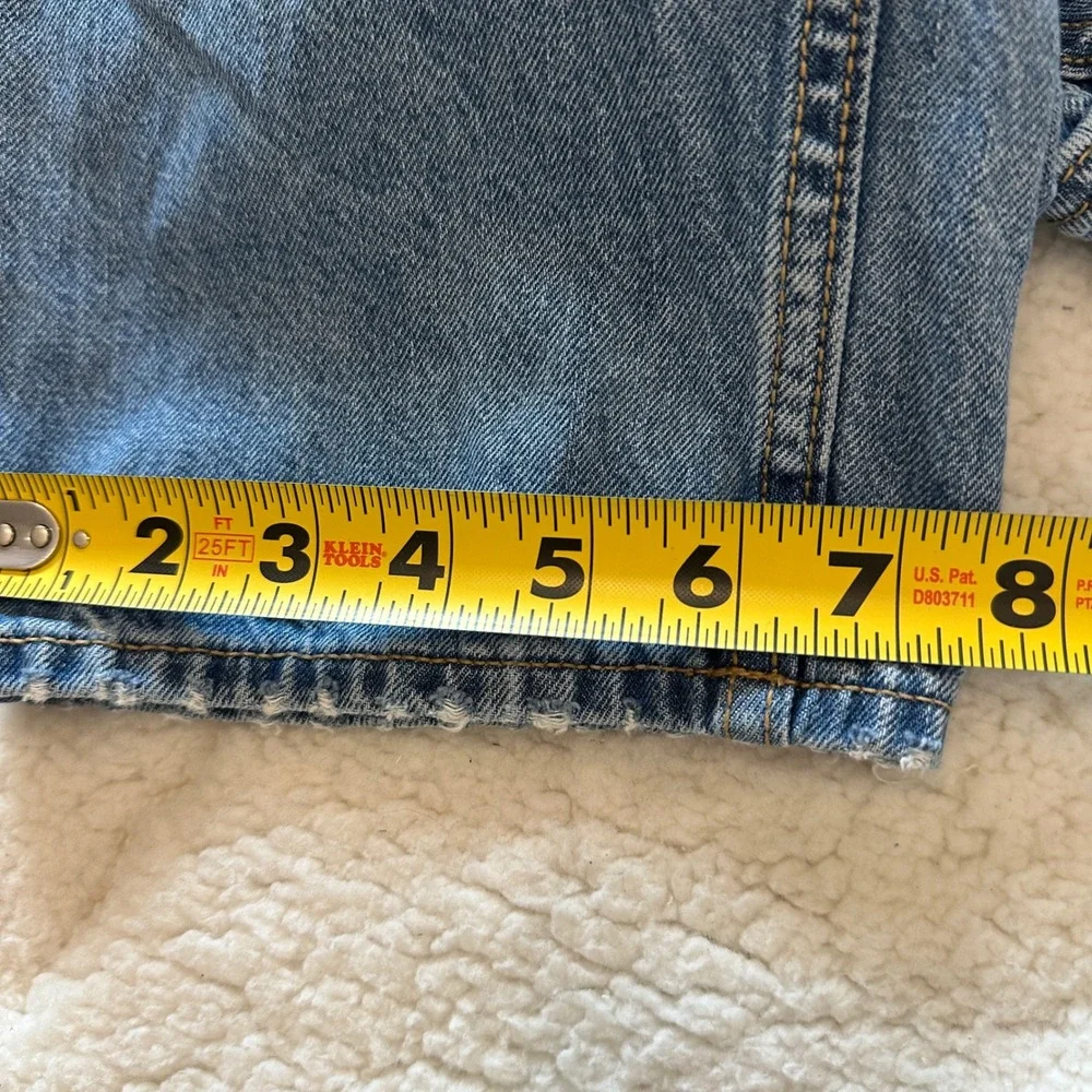 Old Navy Jeans Mens 42x30 Blue Skinny Built-In Tough‎ Denim Casual distressed